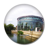UK England Sunderland Mowbray Park 3D Fridge Magnet Crystal Glass