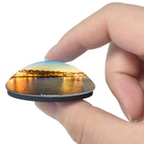 UK England Swanage Bay 3D Fridge Magnet Crystal Glass