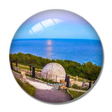 UK England Swanage Durlston Country Park 3D Fridge Magnet Crystal Glass
