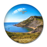 UK England Swanage Jurassic Coast 3D Fridge Magnet Crystal Glass
