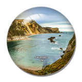UK England Swanage Jurassic Coast 3D Fridge Magnet Crystal Glass