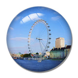 UK England The London Eye Ferris Wheel 3D Fridge Magnet Crystal Glass