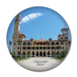 Egypt Montazah Palace Gardens Alexandria 3D Fridge Magnet Crystal Glass