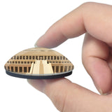 Egypt Mortuary Temple of Hatshepsut Luxor 3D Fridge Magnet Crystal Glass