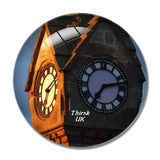UK England Thirsk Clock Tower 3D Fridge Magnet Crystal Glass