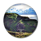 UK England Tintagel Castle 3D Fridge Magnet Crystal Glass