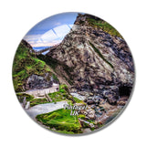 UK England Tintagel Castle 3D Fridge Magnet Crystal Glass
