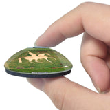 UK England Weymouth Horse 3D Fridge Magnet Crystal Glass