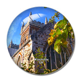 UK England Wimborne Minster Church 3D Fridge Magnet Crystal Glass