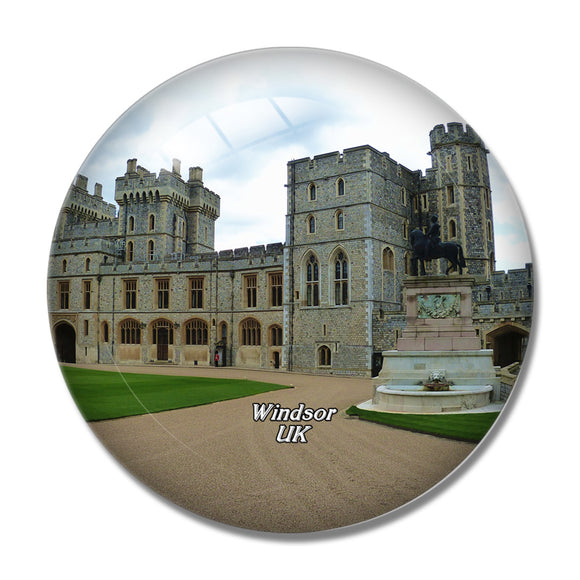 UK England Windsor Castle 3D Fridge Magnet Crystal Glass