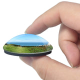 UK England Woolacombe Coast 3D Fridge Magnet Crystal Glass