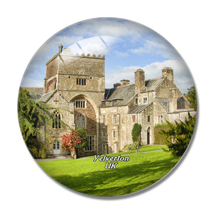 UK England Yelverton Buckland Abbey 3D Fridge Magnet Crystal Glass