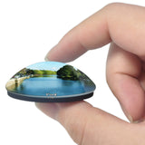 UK England York Ouse River 3D Fridge Magnet Crystal Glass