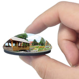 Alpena Park Michigan USA 3D Fridge Magnet Crystal Glass