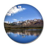 Alpine Lake Utah USA 3D Fridge Magnet Crystal Glass