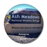 Amargosa Valley Ash Meadows Park Nevada USA 3D Fridge Magnet Crystal Glass