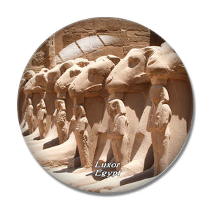 Egypt Temple of Karnak Luxor 3D Fridge Magnet Crystal Glass