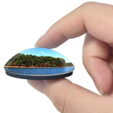 Anderson Lake Hartwell South Carolina USA 3D Fridge Magnet Crystal Glass