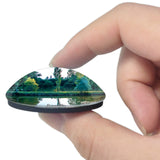 Angola Park Indiana USA 3D Fridge Magnet Crystal Glass