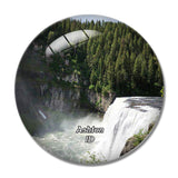 Ashton Mesa Falls Idaho USA 3D Fridge Magnet Crystal Glass