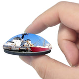 Astoria Columbia River Maritime Museum Oregon USA 3D Fridge Magnet Crystal Glass