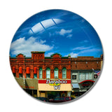 Baraboo Wisconsin USA 3D Fridge Magnet Crystal Glass