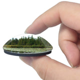 Bellair Grass River Natural Area Michigan USA 3D Fridge Magnet Crystal Glass