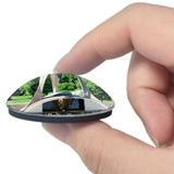 Belleville Illinois USA 3D Fridge Magnet Crystal Glass