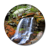 Benton Falls Pennsylvania USA 3D Fridge Magnet Crystal Glass