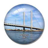 Bethany Beach Bridge Delaware USA 3D Fridge Magnet Crystal Glass