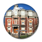 Binghamton Phelps Mansion Museum NY USA 3D Fridge Magnet Crystal Glass