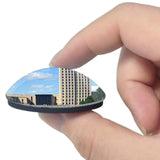 Bismarck North Dakota State Capitol USA 3D Fridge Magnet Crystal Glass