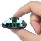 Blue Earth Green Giant Statue Park Minnesota USA 3D Fridge Magnet Crystal Glass