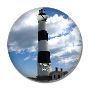 Bodie Island North Carolina USA 3D Fridge Magnet Crystal Glass