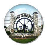 Bowling Green Lost River Cave Kentucky USA 3D Fridge Magnet Crystal Glass