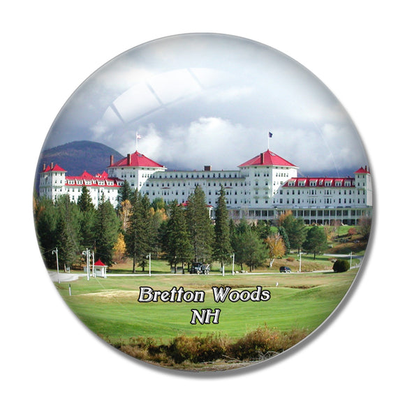 Bretton Woods New Hampshire USA 3D Fridge Magnet Crystal Glass