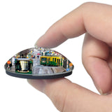 Finland Helsinki Tram System Helsinki 3D Fridge Magnet Crystal Glass