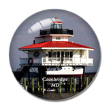 Cambridge Choptank River Lighthouse Maryland USA 3D Fridge Magnet Crystal Glass