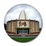 Canton Pro Football Hall of Fame Ohio USA 3D Fridge Magnet Crystal Glass