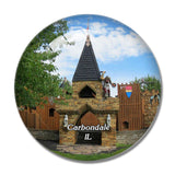 Carbondale Boo Rochman Park Illinois USA 3D Fridge Magnet Crystal Glass