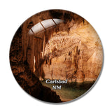 Carlsbad Caverns New Mexico USA 3D Fridge Magnet Crystal Glass