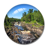 Carlton State Park Minnesota USA 3D Fridge Magnet Crystal Glass