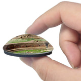 Chaco Canyon New Mexico USA 3D Fridge Magnet Crystal Glass