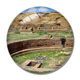 Chaco Canyon New Mexico USA 3D Fridge Magnet Crystal Glass