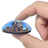 Finland Orthodox Uspensky Cathedral Helsinki 3D Fridge Magnet Crystal Glass