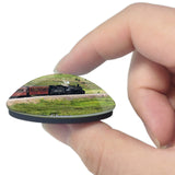 Chama Railroad USA 3D Fridge Magnet Crystal Glass