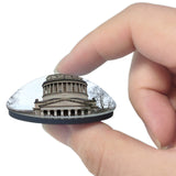 Charleston State Capitol West Virginia USA 3D Fridge Magnet Crystal Glass