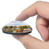 Finland Porvoo 3D Fridge Magnet Crystal Glass