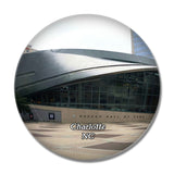 Charlotte Hall of Fame North Carolina USA 3D Fridge Magnet Crystal Glass