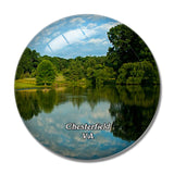 Chesterfield Park Virginia USA 3D Fridge Magnet Crystal Glass